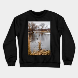 Big Waverly Lake Cattails Crewneck Sweatshirt